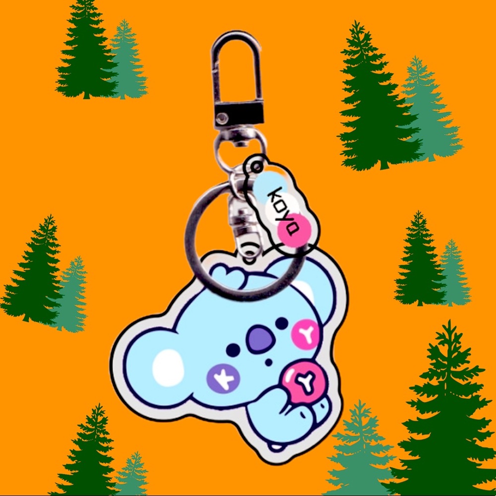 BT21 Line Friends Koya RM Acrylic Keychain BTS